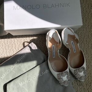 Manolo Blahnik Hangisi Slingback size 36 worn once